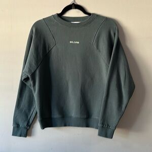 Scalpers Mid Skull Sweatshirt green size small EUC